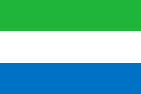 drapeau Sierra Leone