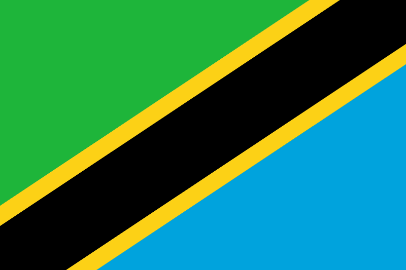 drapeau Tanzanie