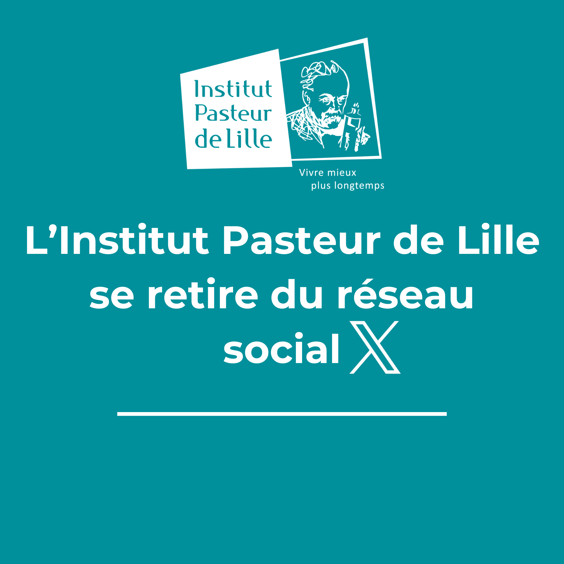 L’Institut Pasteur de Lille se retire du réseau social