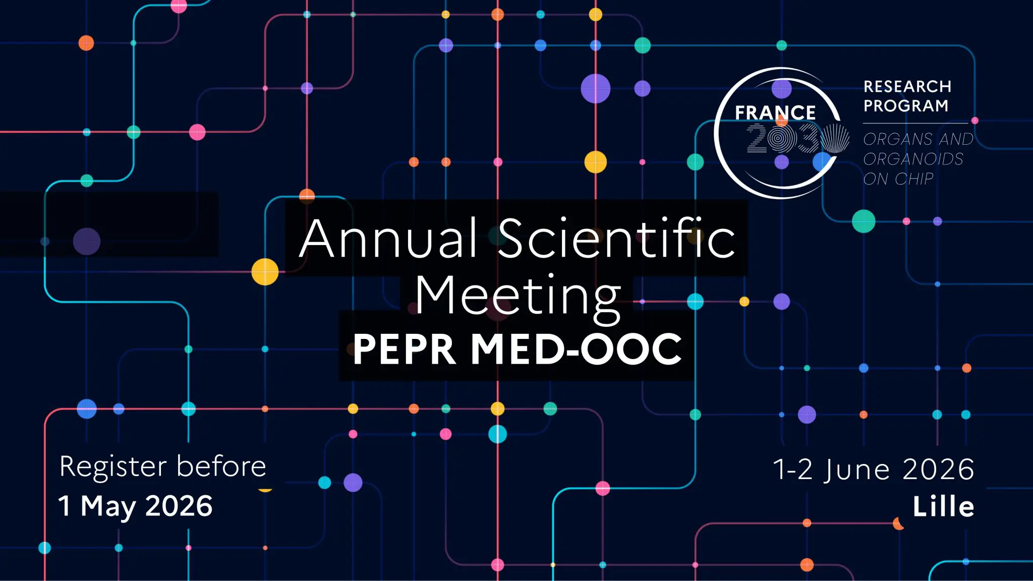 Congrès scientifique annuel de PEPR MED-OOC - 1-2 juin 2026 !